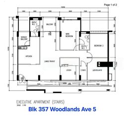 Blk 357 Woodlands Avenue 5 (Woodlands), HDB Executive #429762781